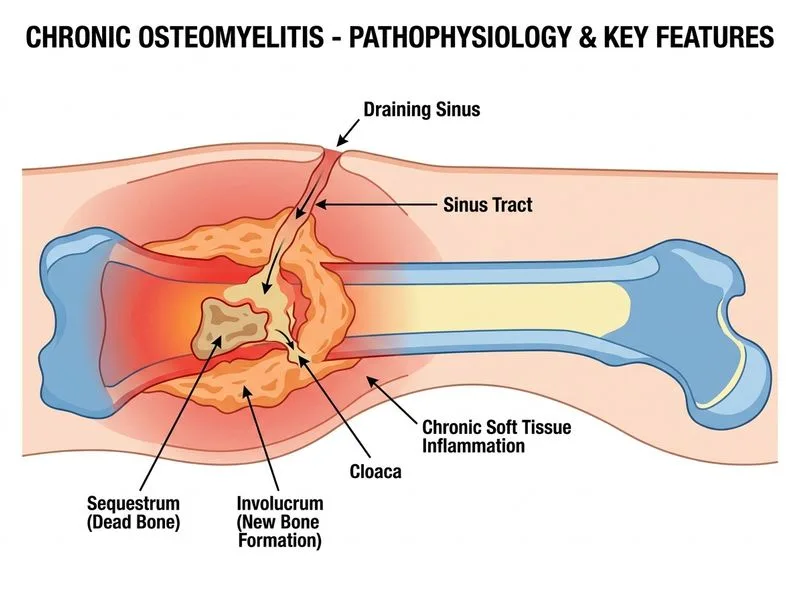 Osteomyelitis diagram