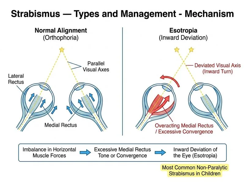 Strabismus — Types and Management diagram