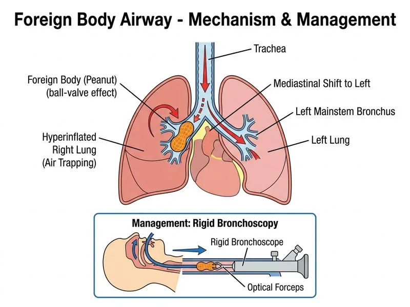 Foreign Body Airway diagram