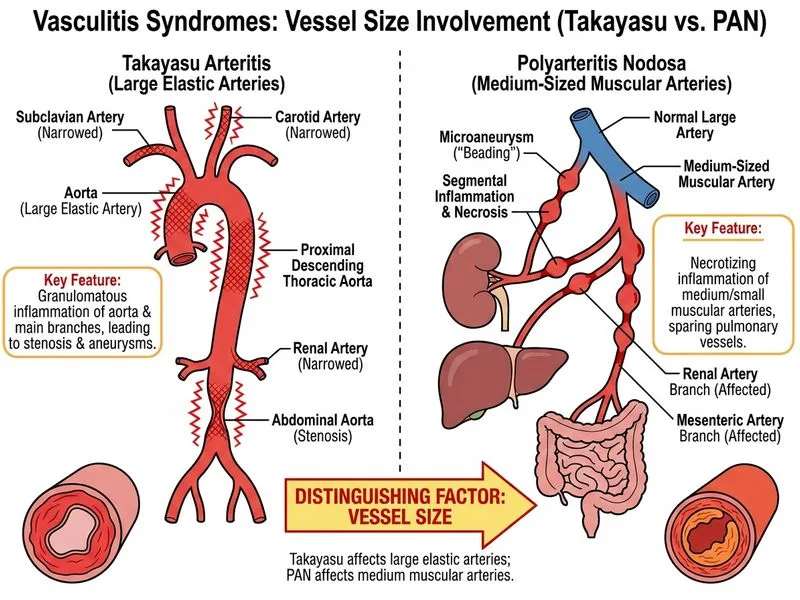 Vasculitis Syndromes diagram