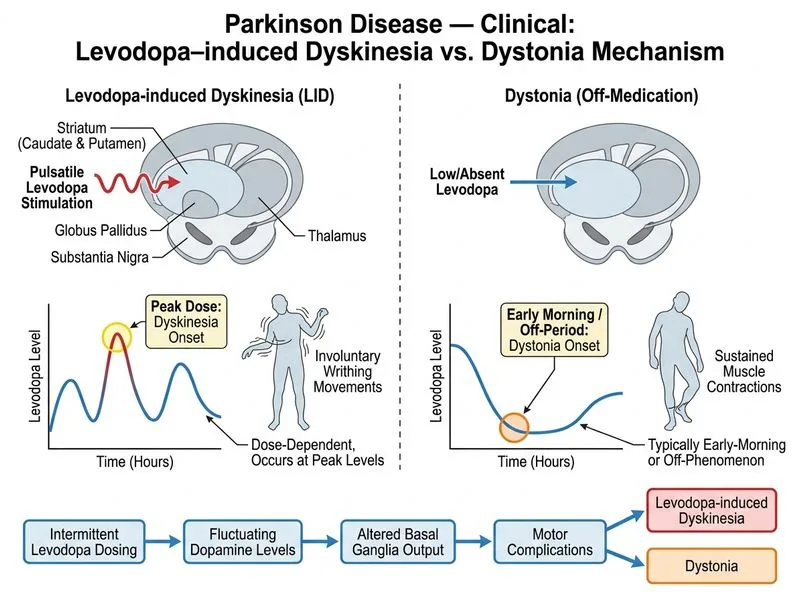 Parkinson Disease — Clinical diagram
