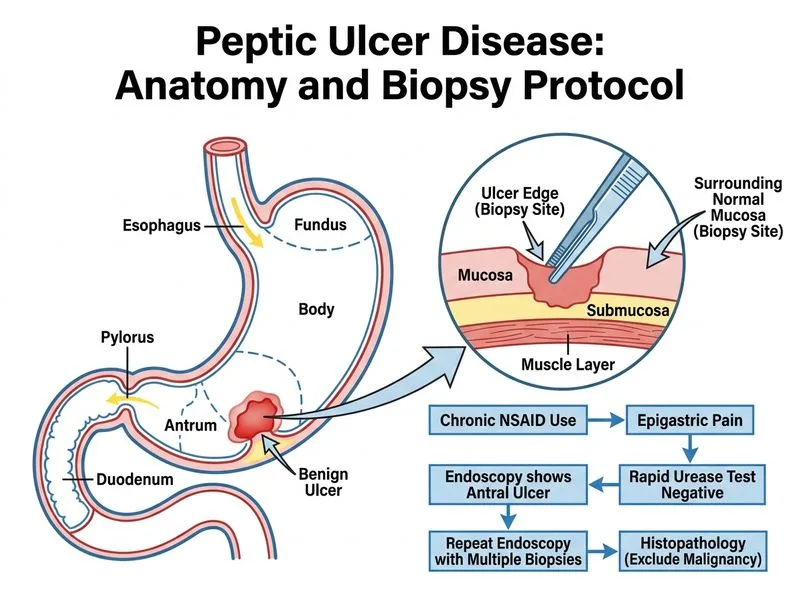 Peptic Ulcer Disease diagram