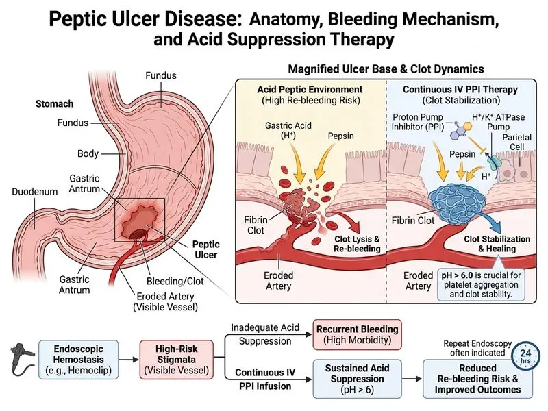 Peptic Ulcer Disease diagram