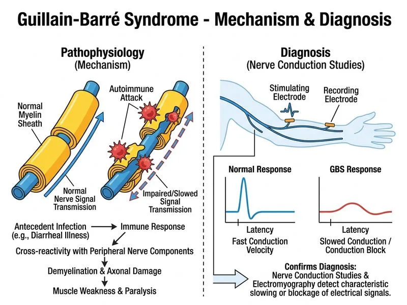 Guillain-Barré Syndrome diagram