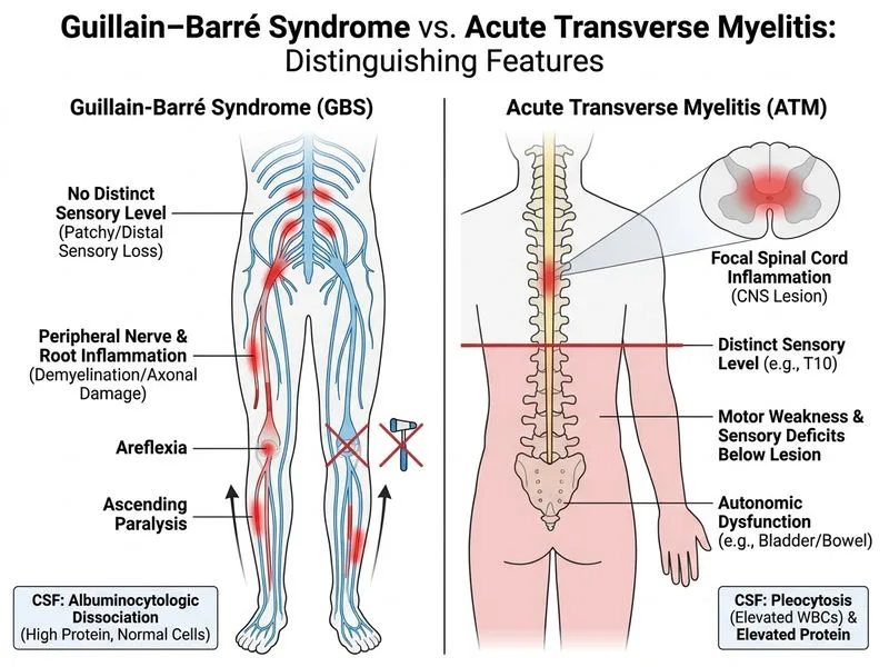 Guillain-Barré Syndrome diagram