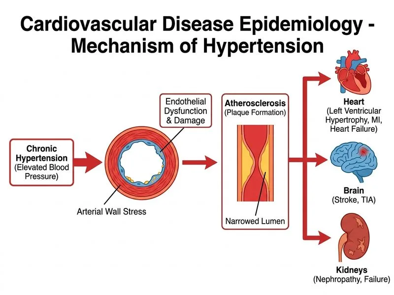 Cardiovascular Disease Epidemiology diagram