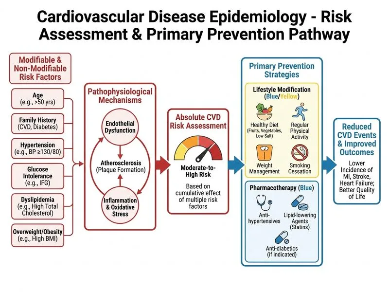 Cardiovascular Disease Epidemiology diagram