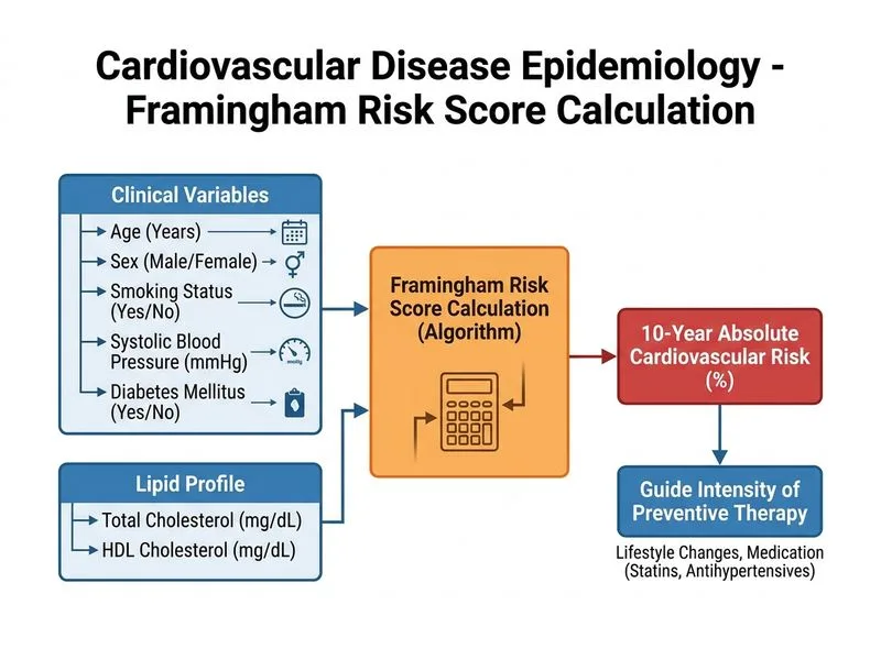Cardiovascular Disease Epidemiology diagram