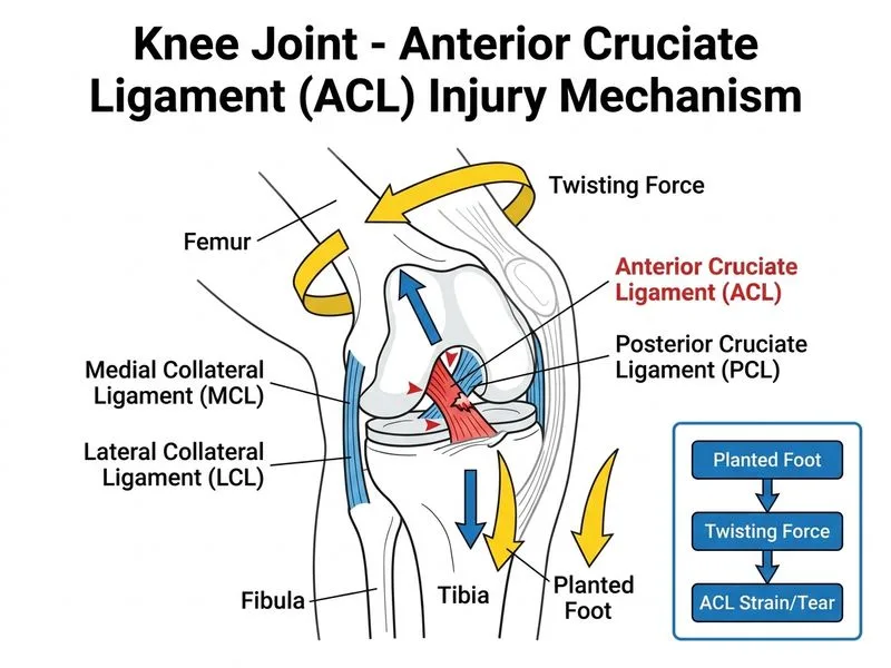 Knee Joint diagram