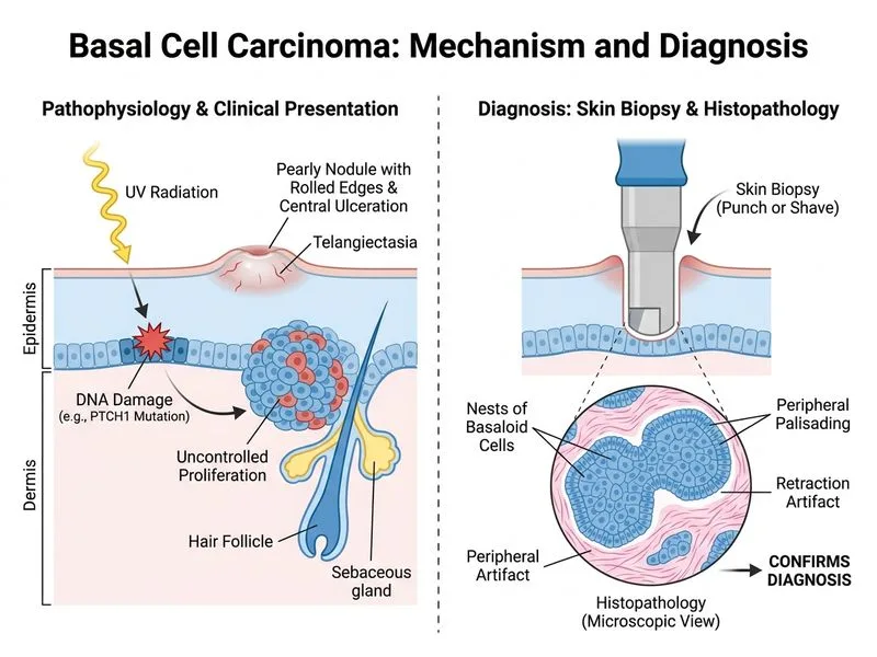 Basal Cell Carcinoma diagram