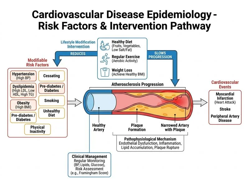 Cardiovascular Disease Epidemiology diagram
