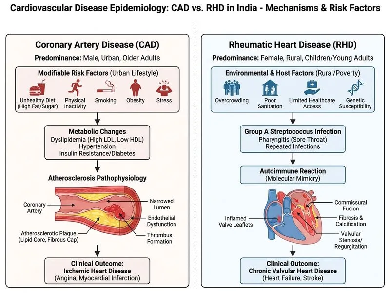 Cardiovascular Disease Epidemiology diagram