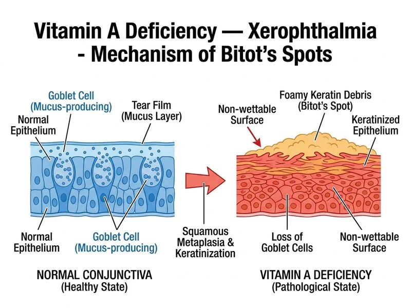 Vitamin A Deficiency — Xerophthalmia diagram