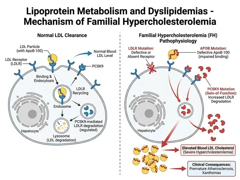 Lipoprotein Metabolism and Dyslipidemias diagram