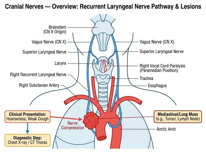 Cranial Nerves — Overview diagram