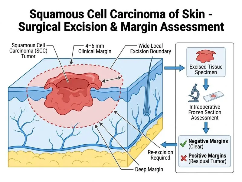 Squamous Cell Carcinoma of Skin diagram