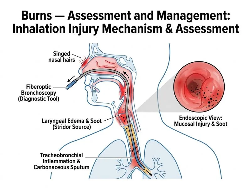 Burns — Assessment and Management diagram