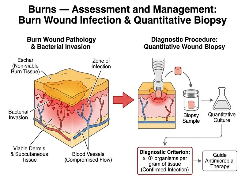 Burns — Assessment and Management diagram
