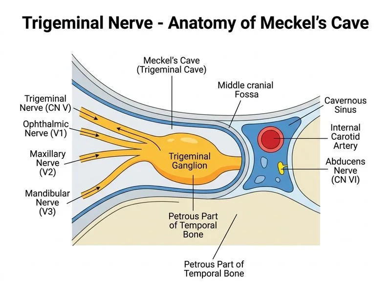 Trigeminal Nerve diagram