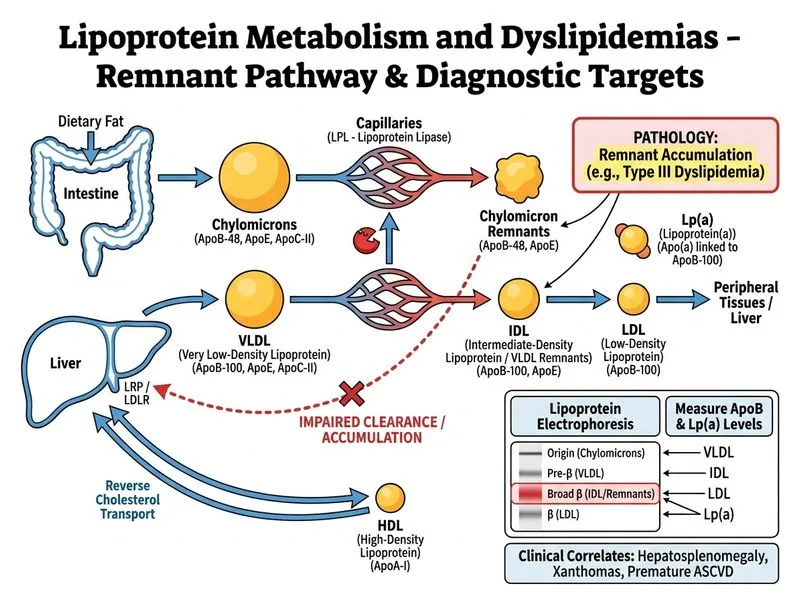 Lipoprotein Metabolism and Dyslipidemias diagram