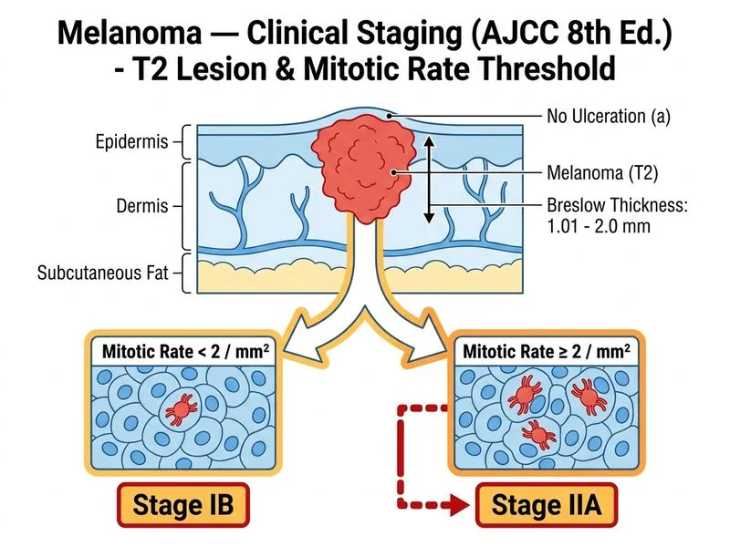 Melanoma — Clinical Staging diagram