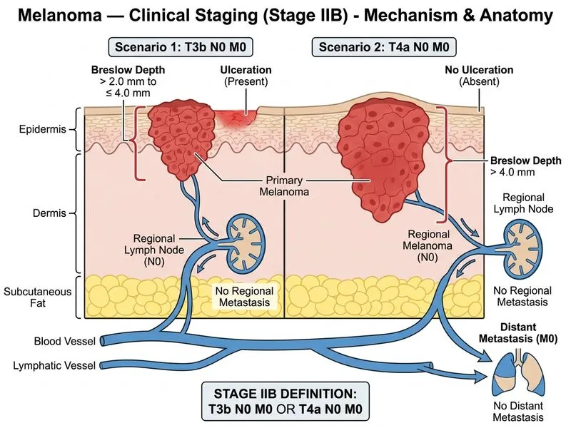 Melanoma — Clinical Staging diagram