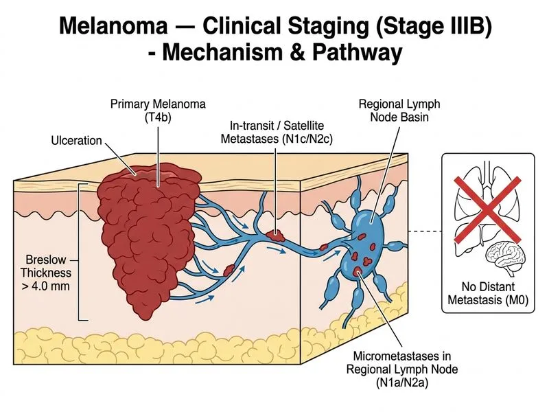 Melanoma — Clinical Staging diagram
