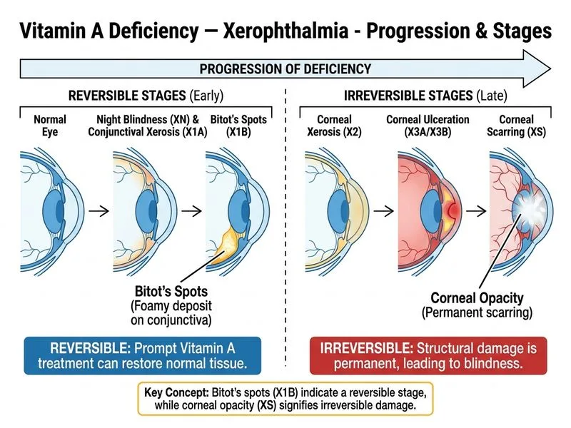Vitamin A Deficiency — Xerophthalmia diagram