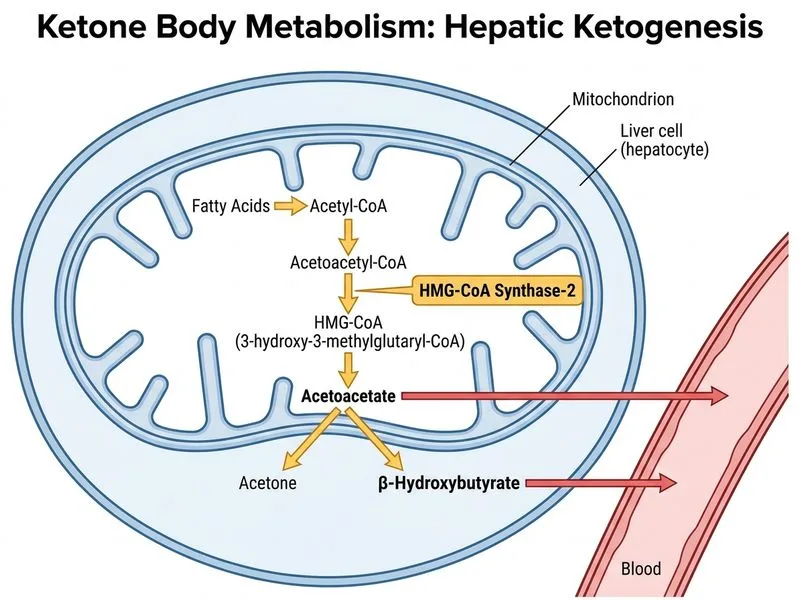 Ketone Body Metabolism diagram