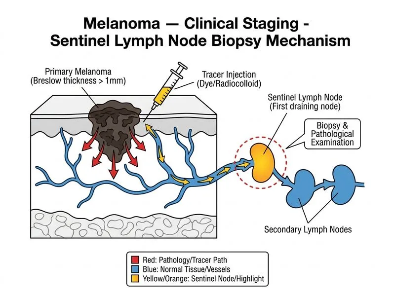 Melanoma — Clinical Staging diagram