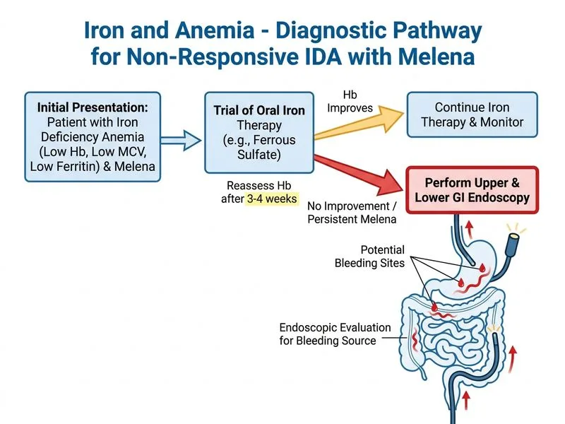Iron and Anemia diagram