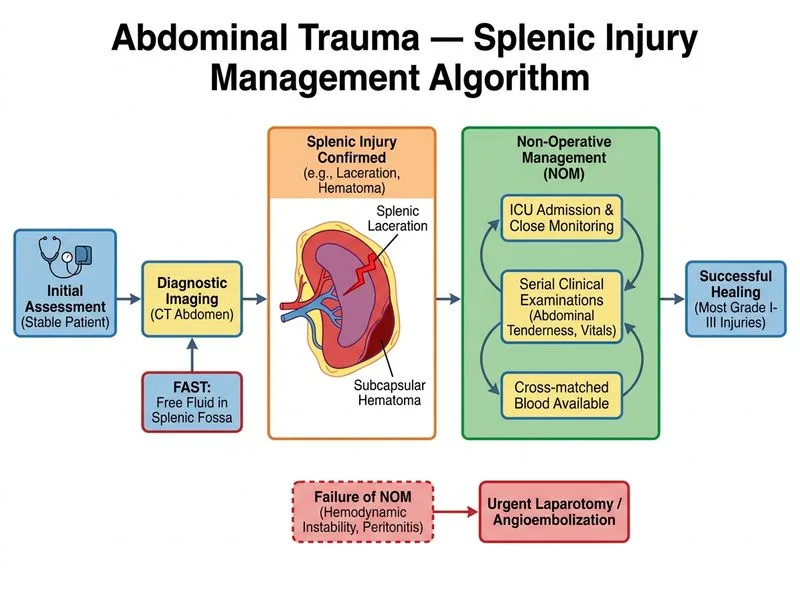 Abdominal Trauma — Specific Organ Injuries diagram