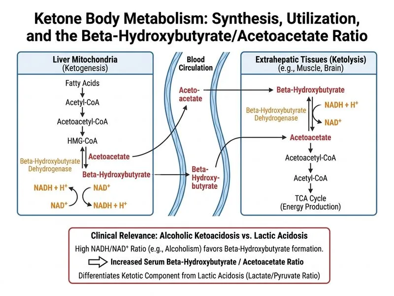 Ketone Body Metabolism diagram