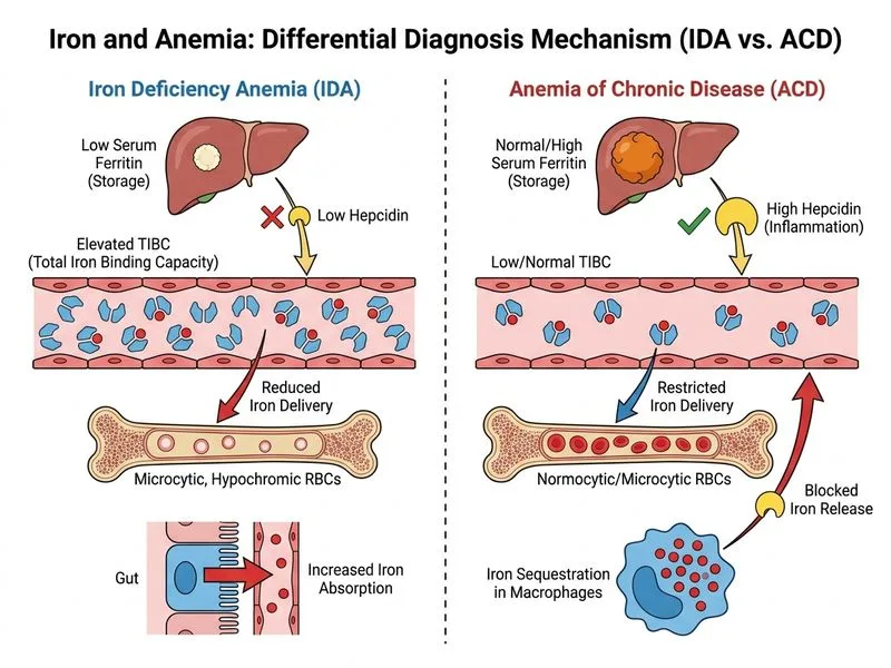 Iron and Anemia diagram