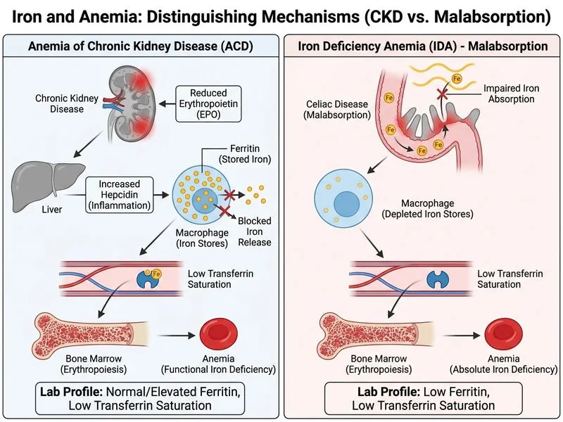 Iron and Anemia diagram