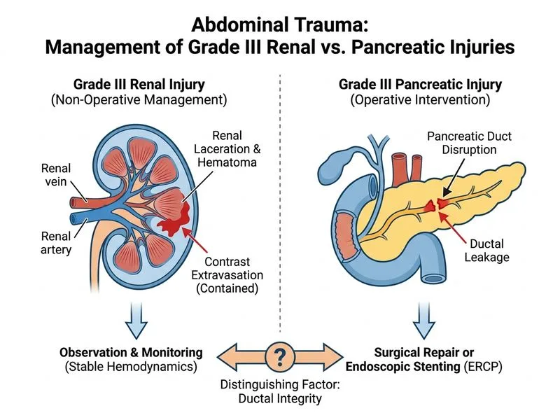 Abdominal Trauma — Specific Organ Injuries diagram