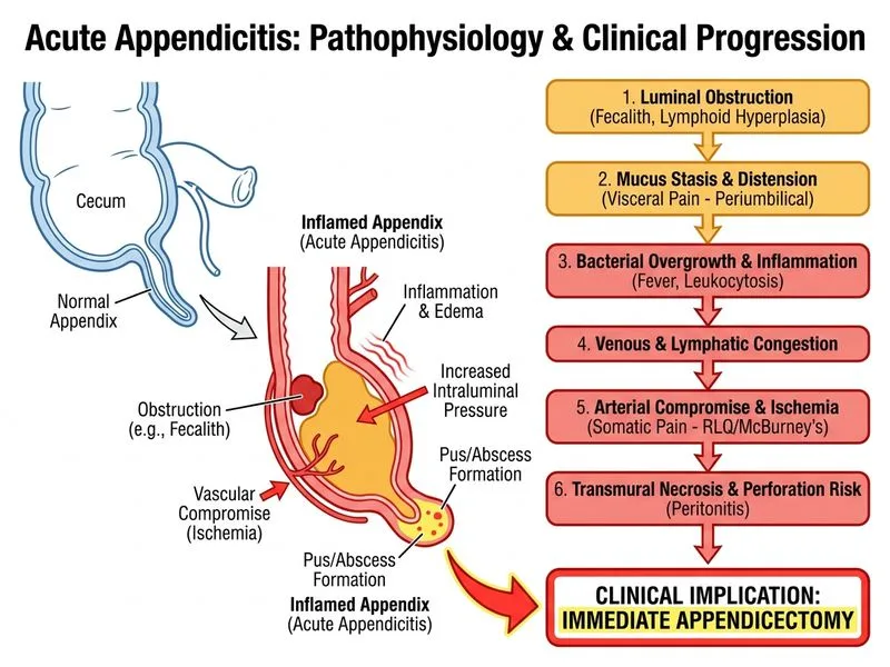 Acute Appendicitis diagram