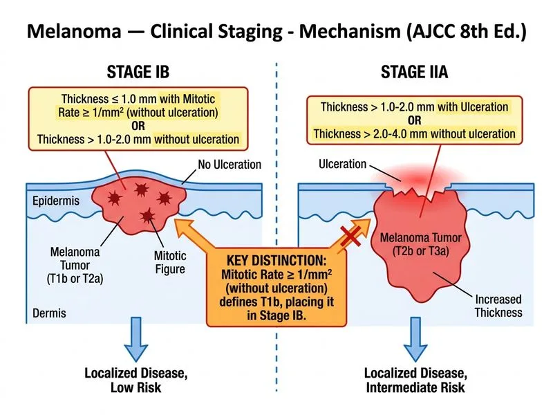 Melanoma — Clinical Staging diagram