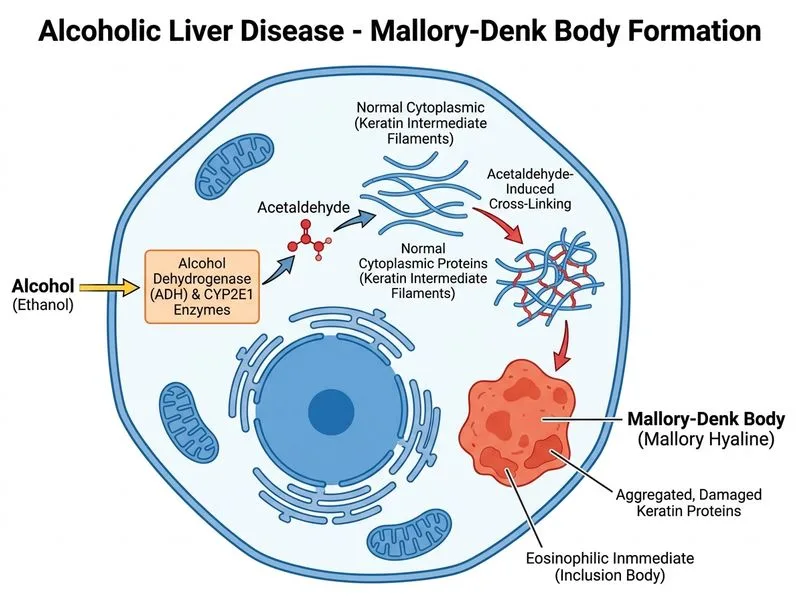 Alcoholic Liver Disease diagram
