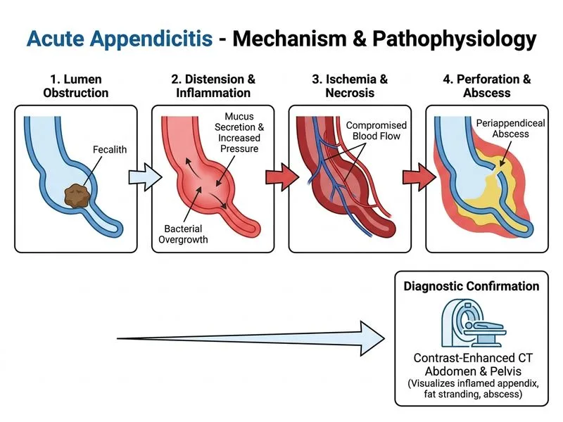 Acute Appendicitis diagram