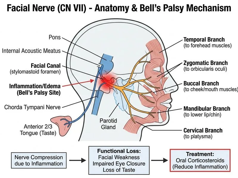 Facial Nerve diagram