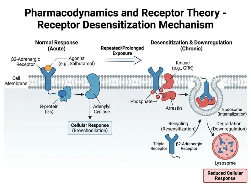 Pharmacodynamics and Receptor Theory diagram