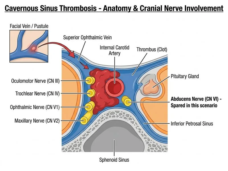 Cavernous Sinus diagram