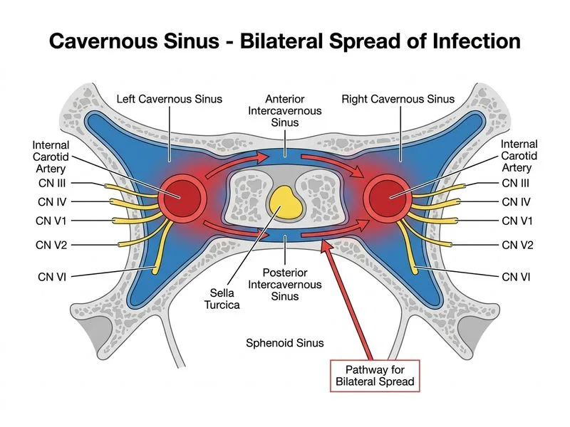 Cavernous Sinus diagram