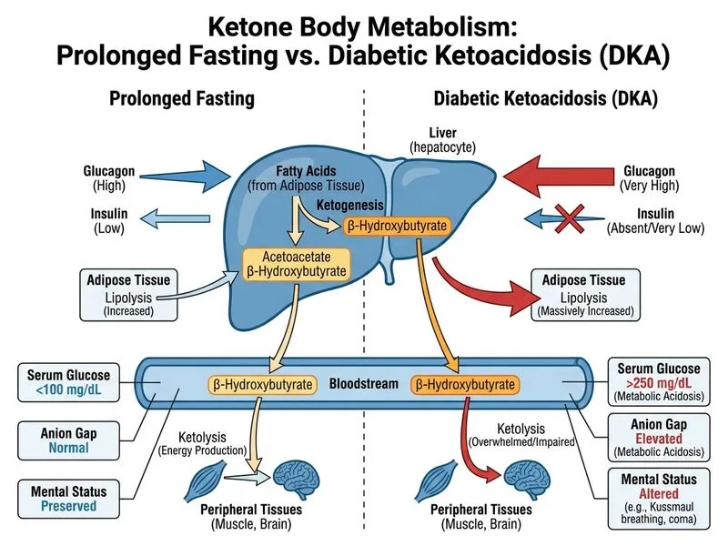 Ketone Body Metabolism diagram