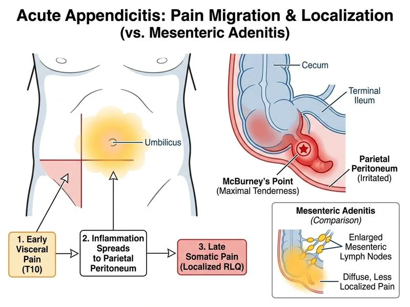 Acute Appendicitis diagram