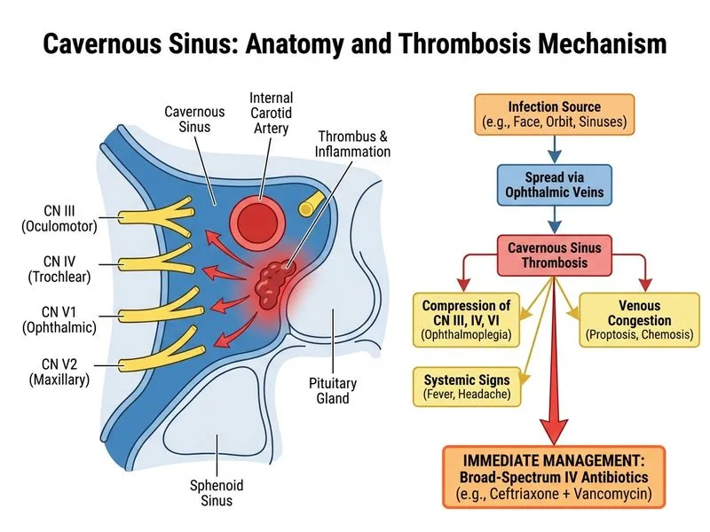 Cavernous Sinus diagram