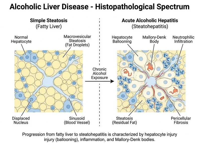 Alcoholic Liver Disease diagram