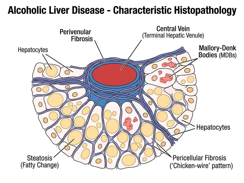 Alcoholic Liver Disease diagram