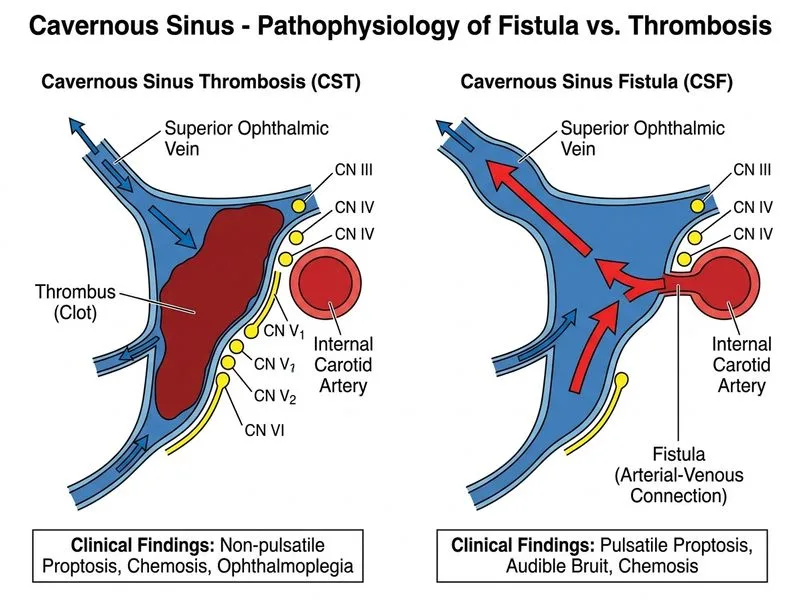 Cavernous Sinus diagram